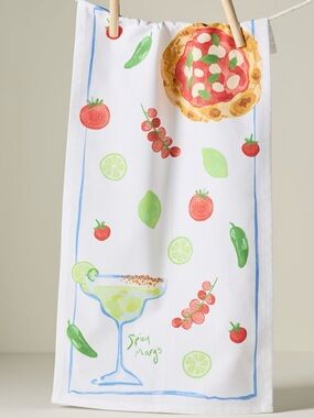 New! NWT Anthropologie Margs on Margs Bar Towel.